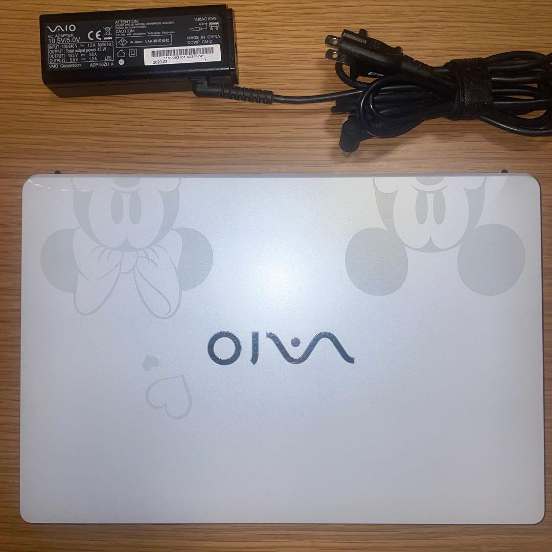 Core i5/8GB VAIO⭐希少ホワイト＆ディズニー✨小型VJS111‼️