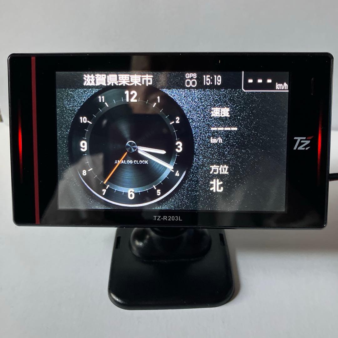 TZ-R203L GPS搭載レーダー探知機本体【リモコン】【作動確認済】