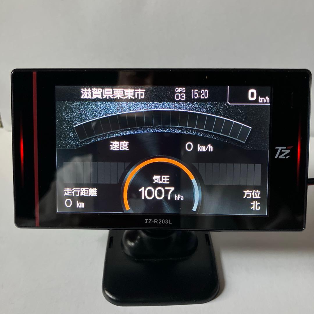TZ-R203L GPS搭載レーダー探知機本体【リモコン】【作動確認済】