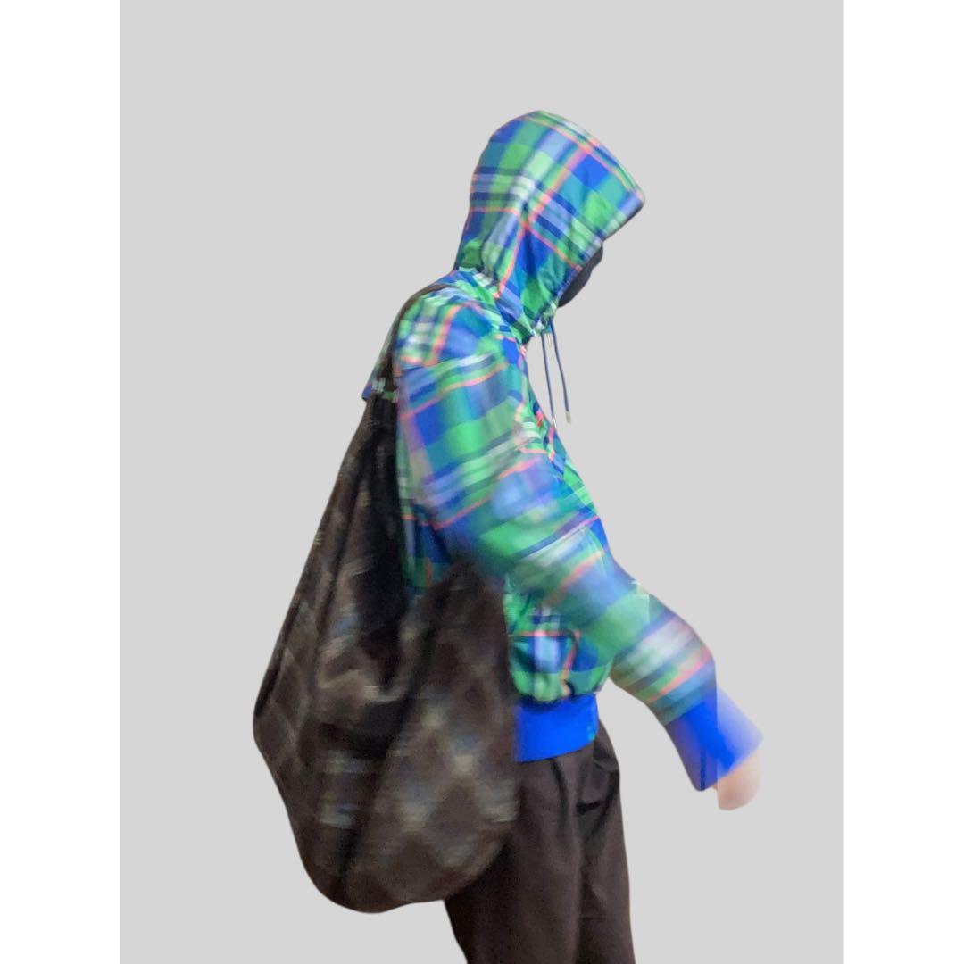 最終値下げ CHECK BAG (BROWN&BLUE) 3127B