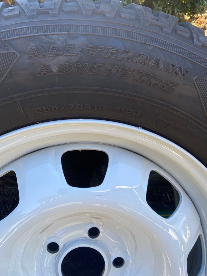 おまけマット付き255/70r18 ランドローバーディフェンダーホイールセット