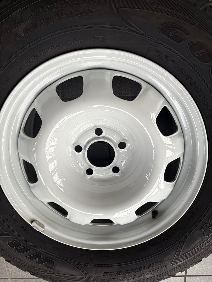 おまけマット付き255/70r18 ランドローバーディフェンダーホイールセット