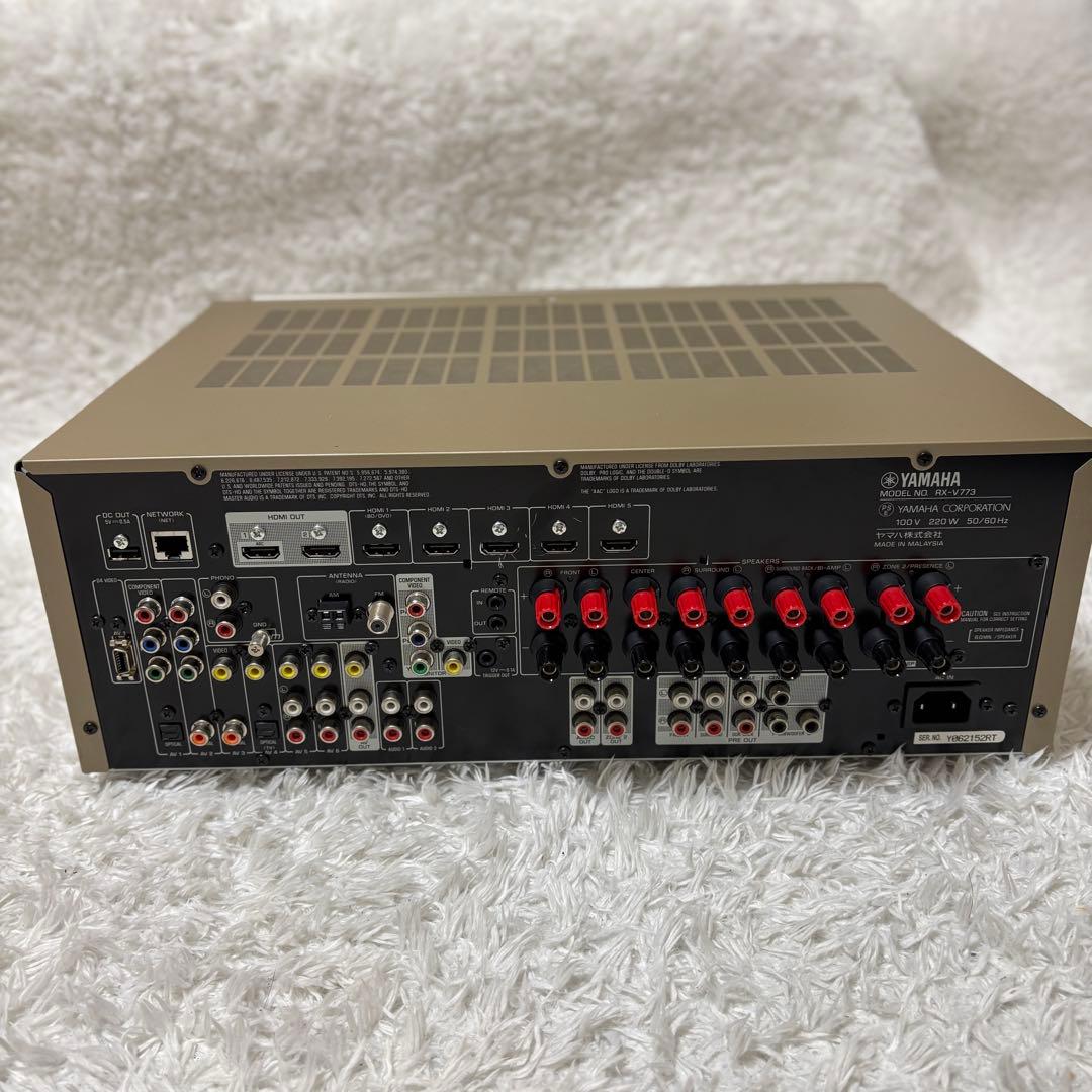 【極美品】YAMAHA RX-V773 AVアンプ　ゴールド