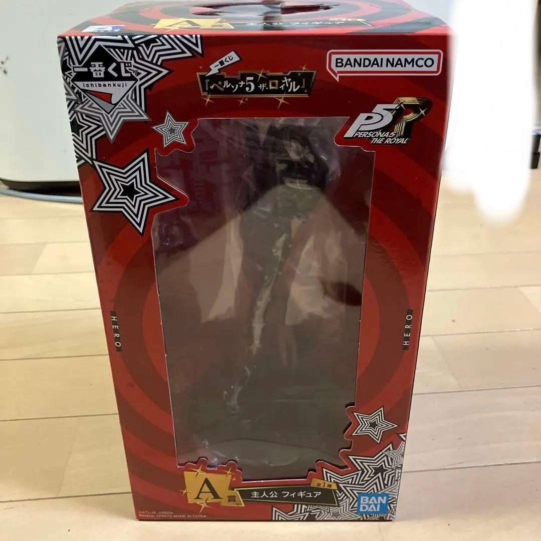 一番くじ　ペルソナ5ザ・ロイヤル　A賞主人公　フィギュア D賞ポスター2種