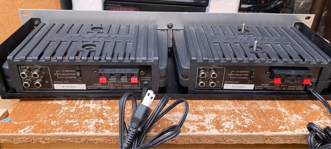 BOSE ボーズ　ステレオパワーアンプ　1705ii ４台