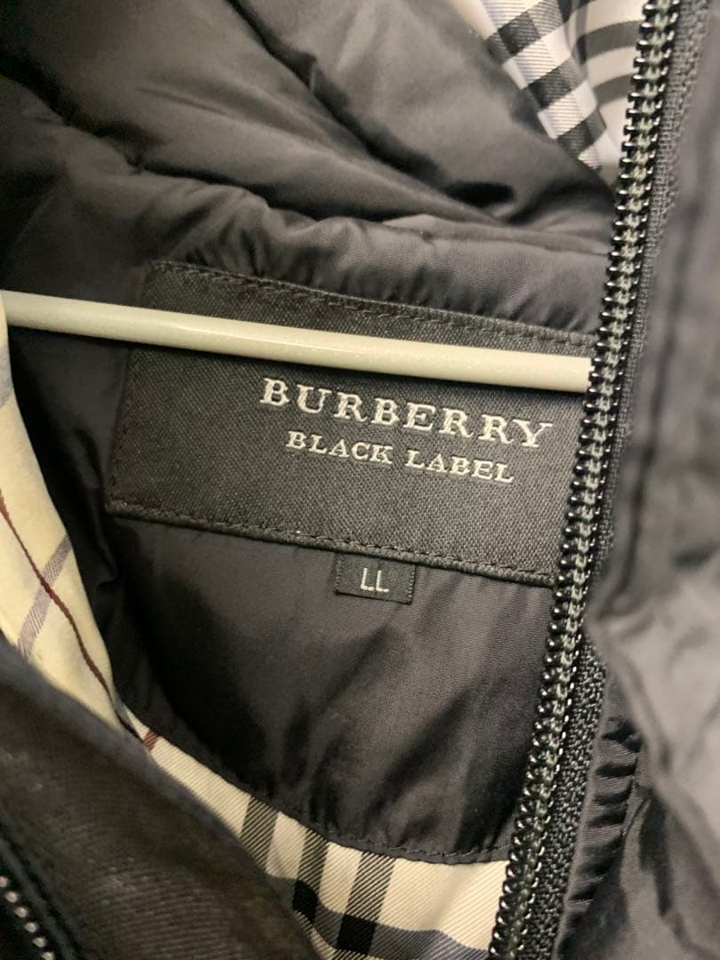 Burberry Black label ナイロン　ダウンジャケット　LL