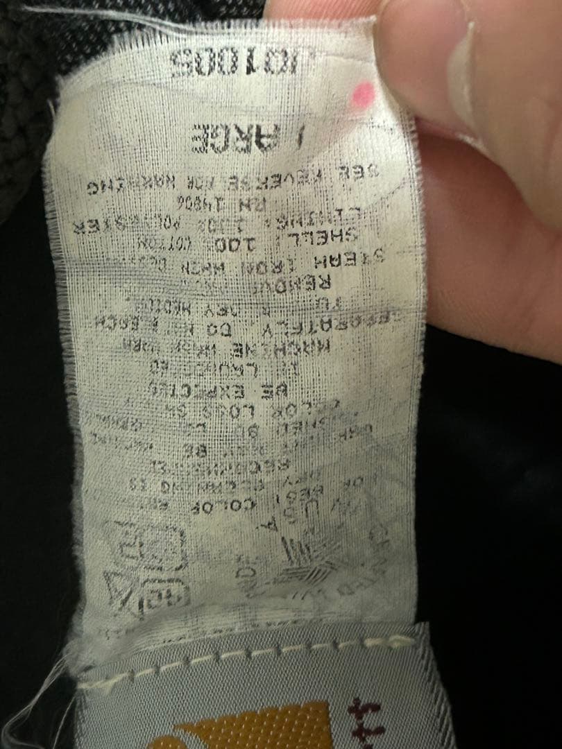 90s Carhartt カーハートアクティブジャケットUSA製 BLK