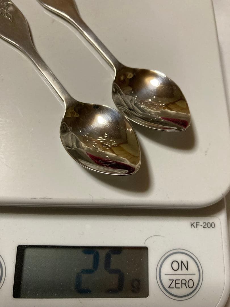 シルバー（ S T E R L I N G）スプーン（記念あり）