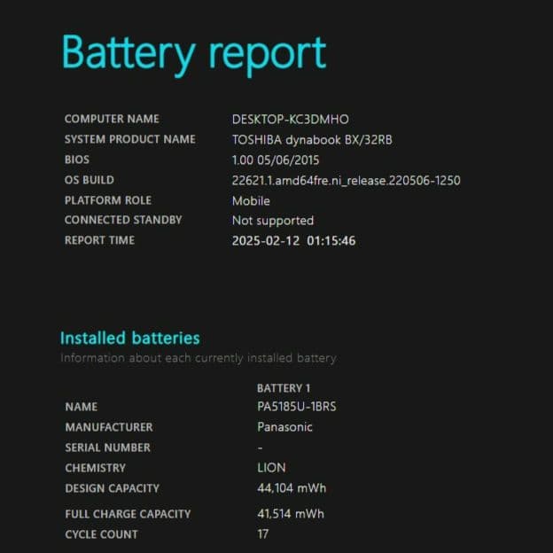 東芝　dynabook　BX/32RB　Win11　新品SSD　オフィス付