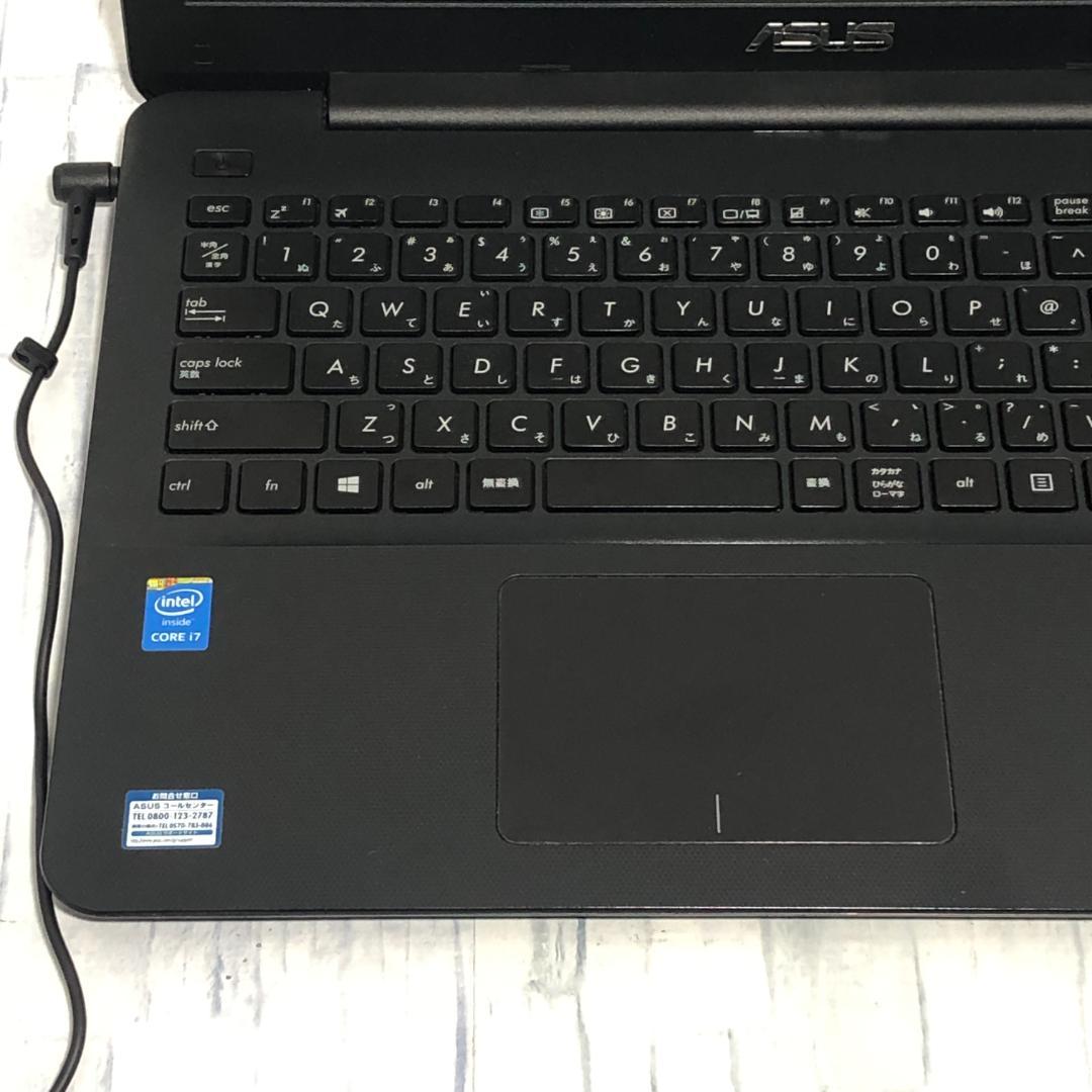 ASUS ノートパソコン本体 Core i7-5500U/500GB/8GB搭載