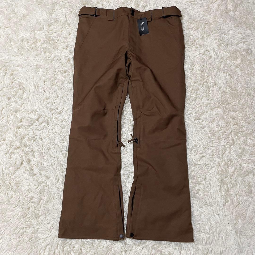 【りす】スノボウェア 上下セット カーキ ブラウン スノーボード