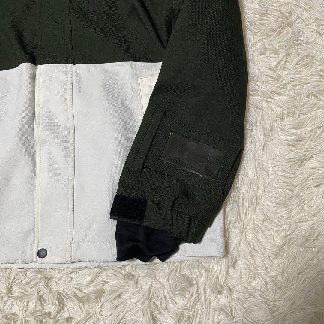 【りす】スノボウェア 上下セット カーキ ブラウン スノーボード