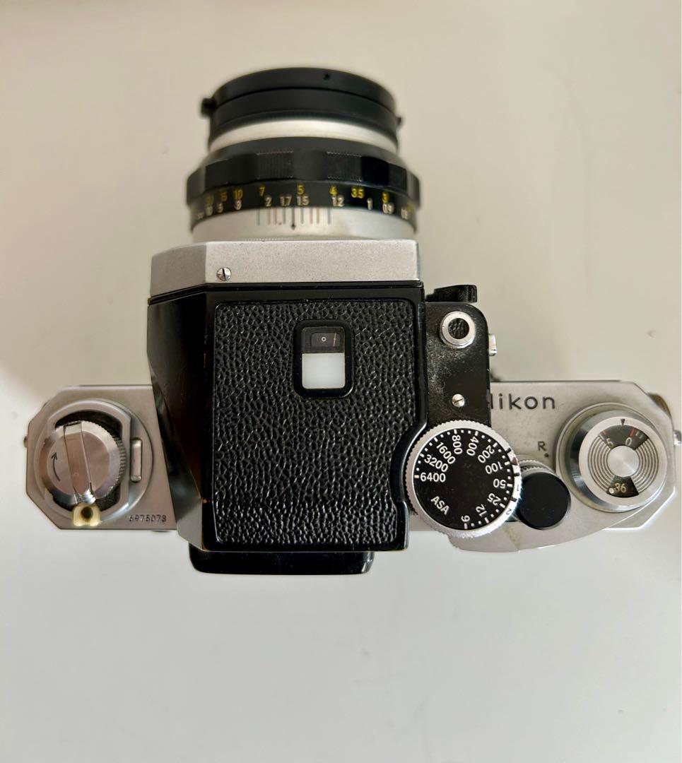 ニコン Ｆフォトミック　シルバー+NIKKOR-S  Auto +小物