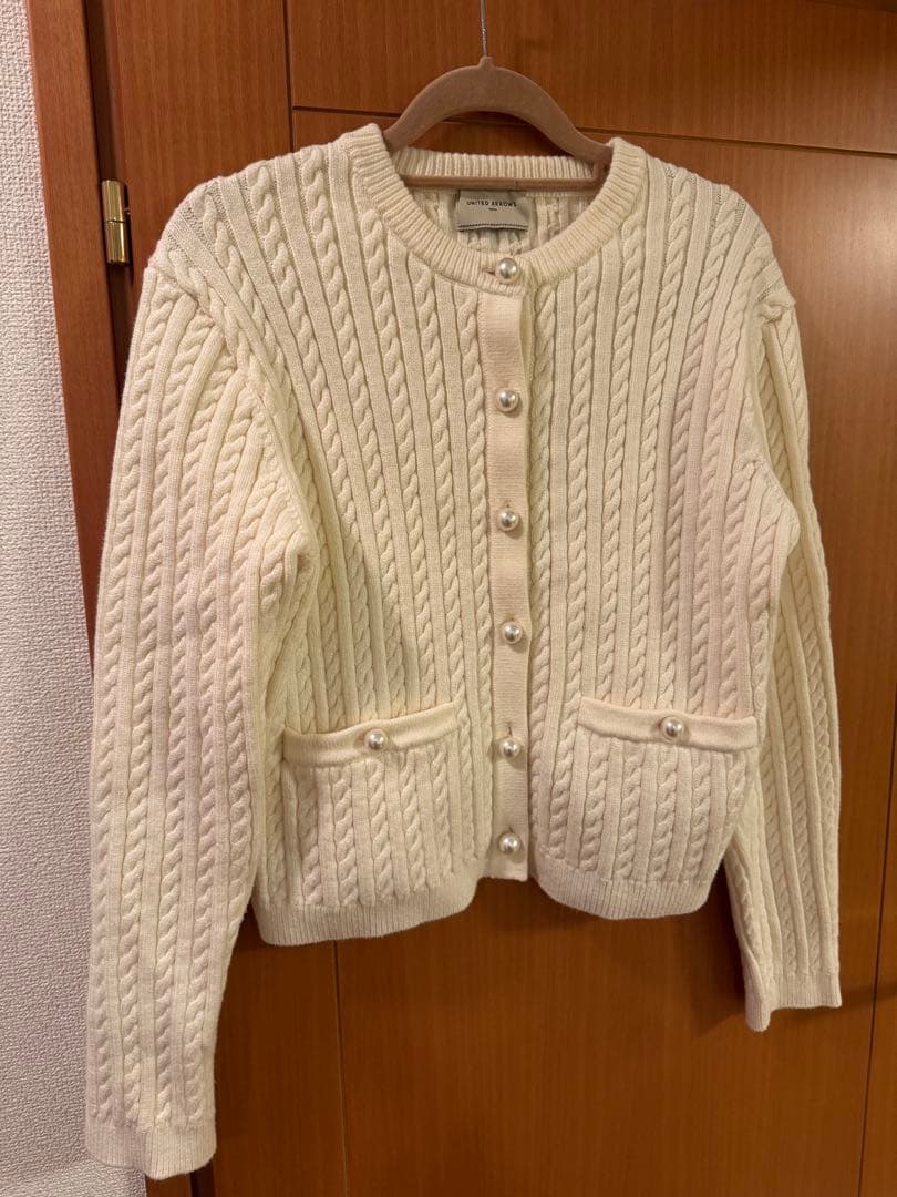 ユナイテッドアローズ　ケーブルカーディガン