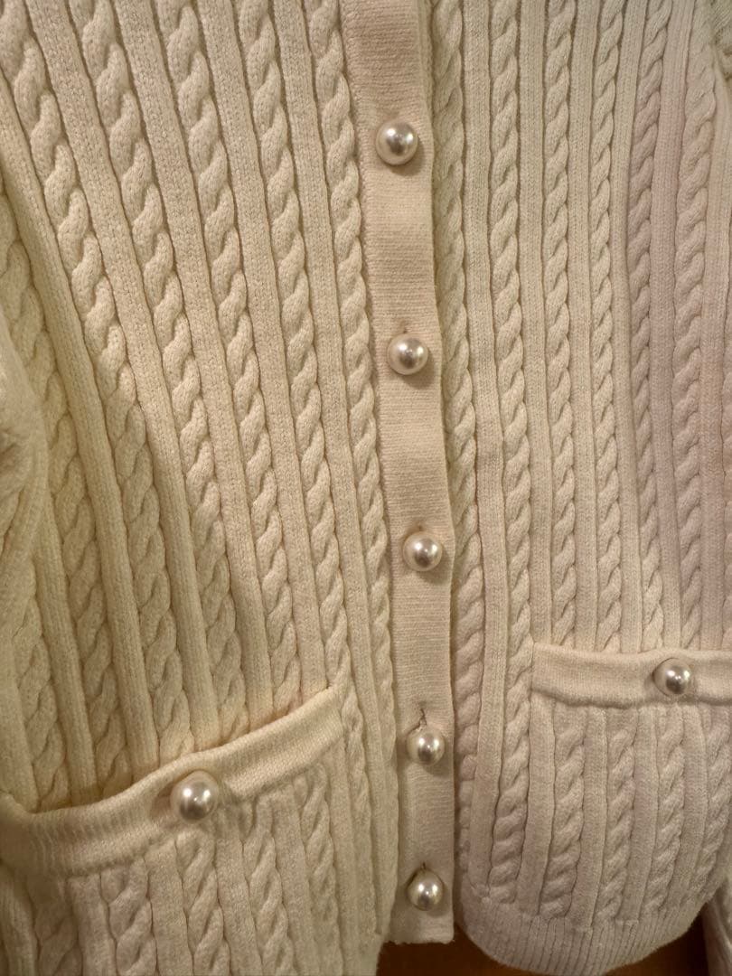ユナイテッドアローズ　ケーブルカーディガン