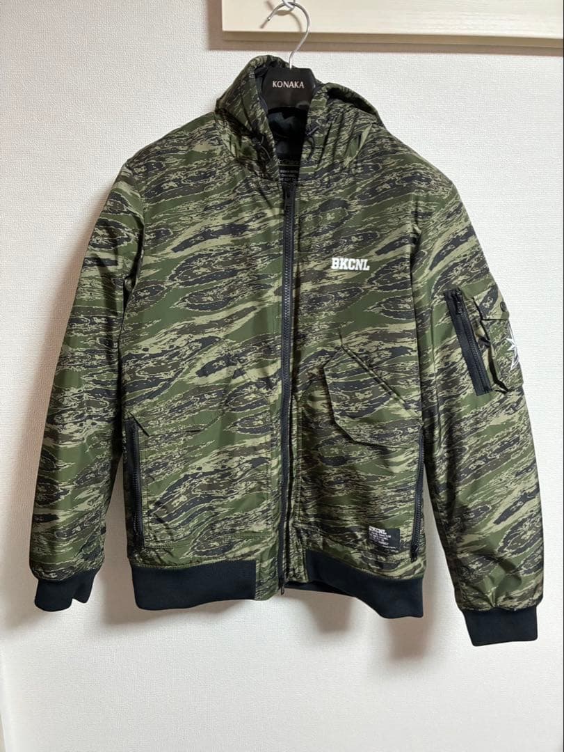 BackChannel 迷彩フード付きジャケット XL