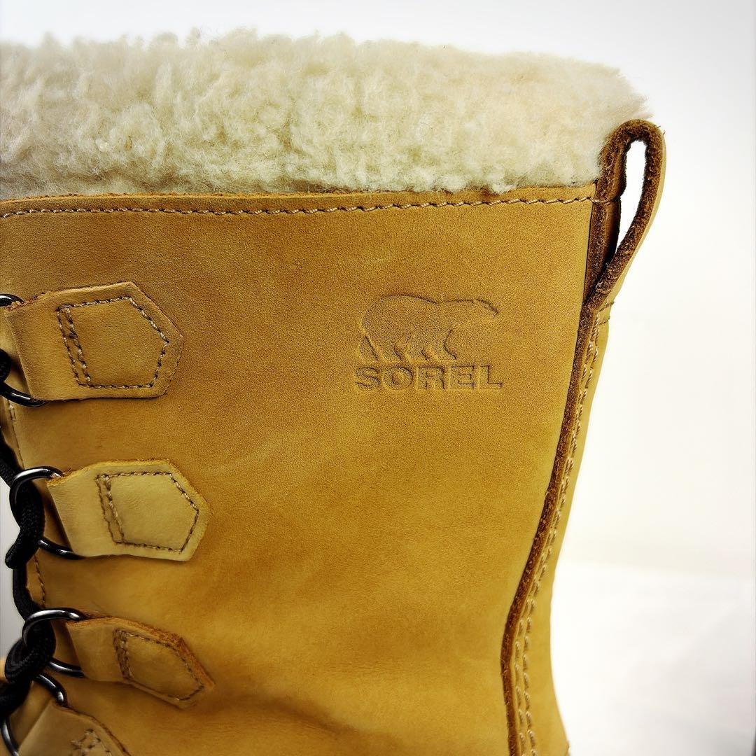 美品✨ソレル カリブー スノーブーツ24cm NL1005 ウォータープルーフ