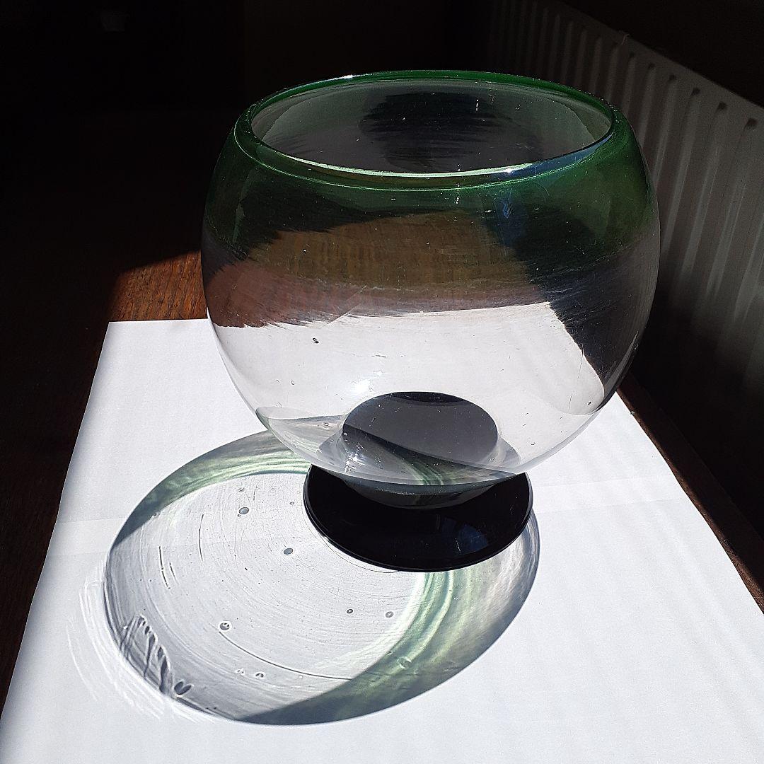 「ペコ」　　　　　　　　　アンティーク硝子　大正ロマン　とろとろガラス