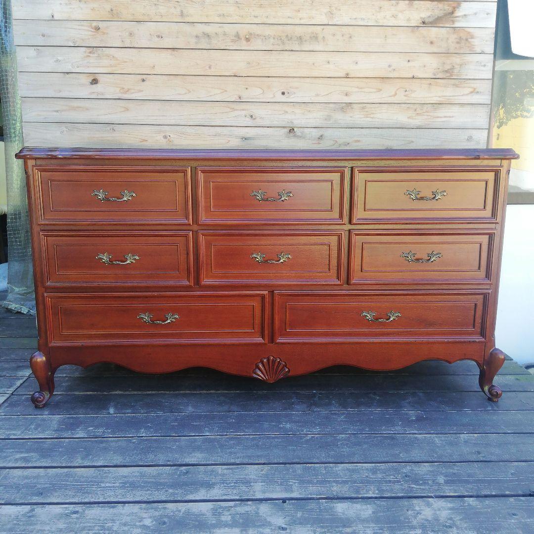 M♦送料込　専用アンティーク 猫脚　ロココスタイル ドレッサー チェスト 鏡台