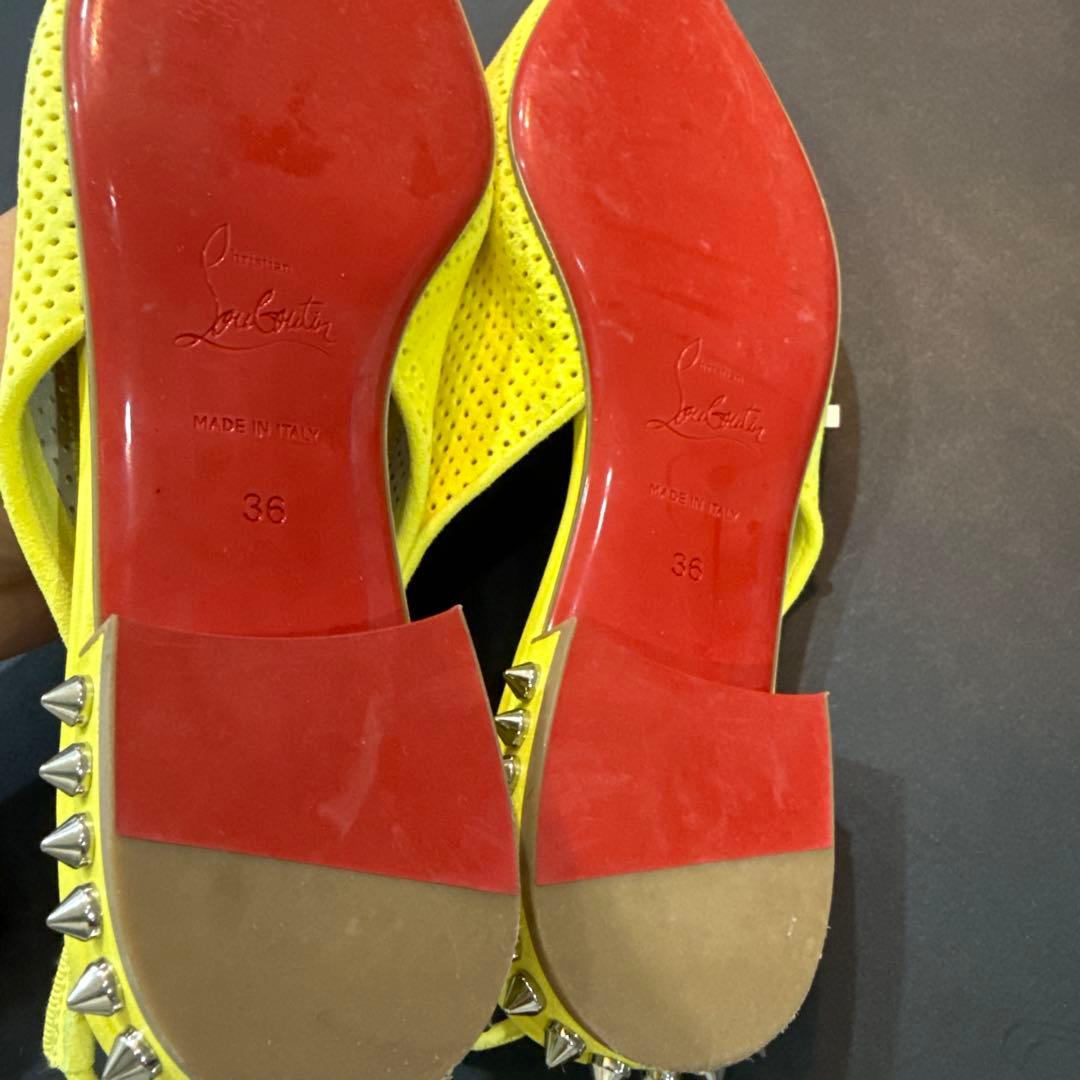 Christian Louboutin イエローミュール　36