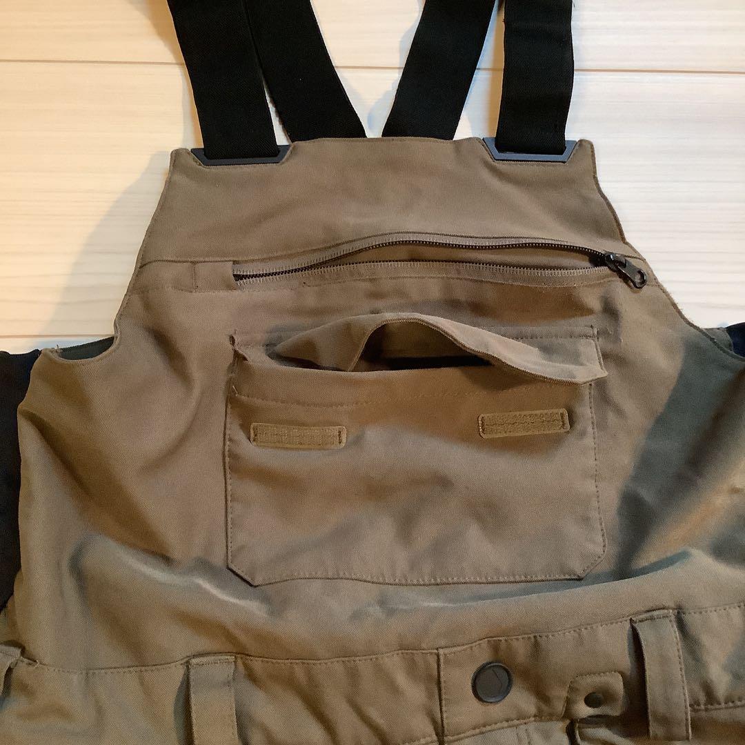 039 22-23 ボルコムVOLCOM スノーボードビブパンツ　S