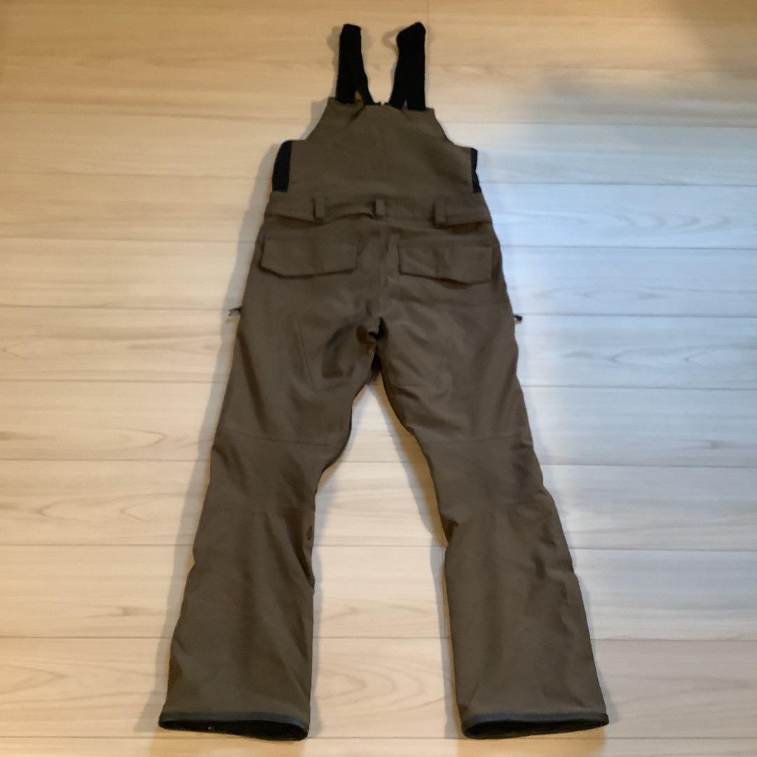 039 22-23 ボルコムVOLCOM スノーボードビブパンツ　S