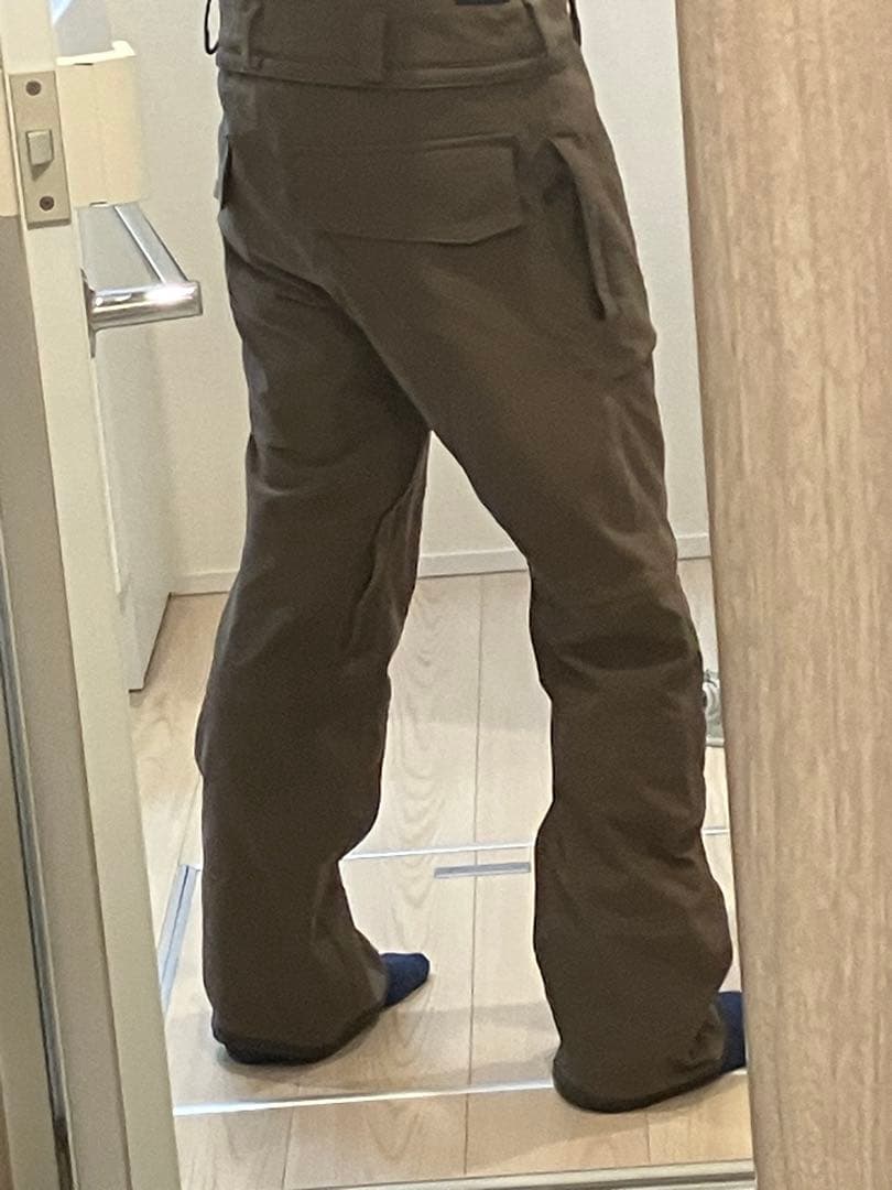 039 22-23 ボルコムVOLCOM スノーボードビブパンツ　S