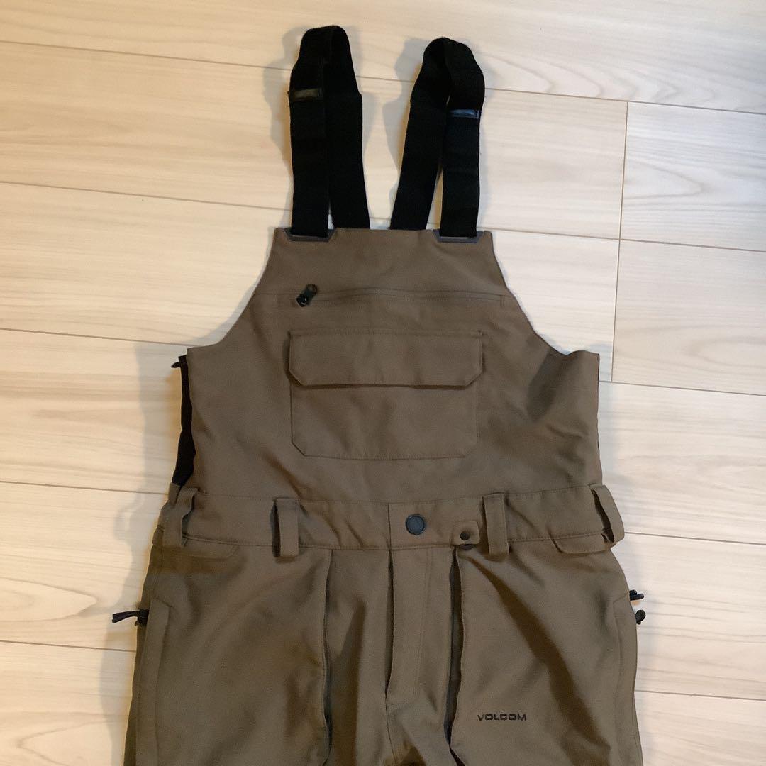039 22-23 ボルコムVOLCOM スノーボードビブパンツ　S