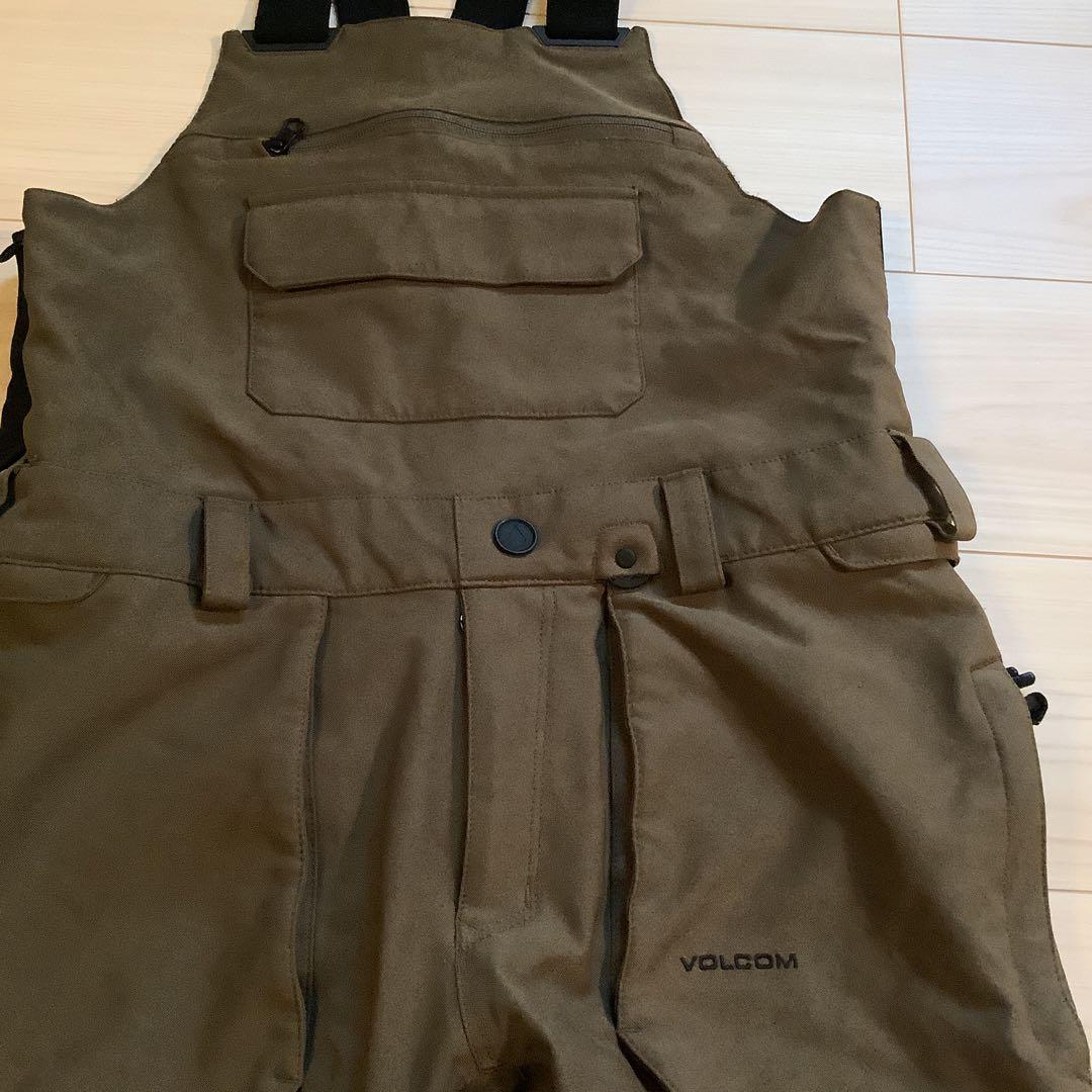 039 22-23 ボルコムVOLCOM スノーボードビブパンツ　S