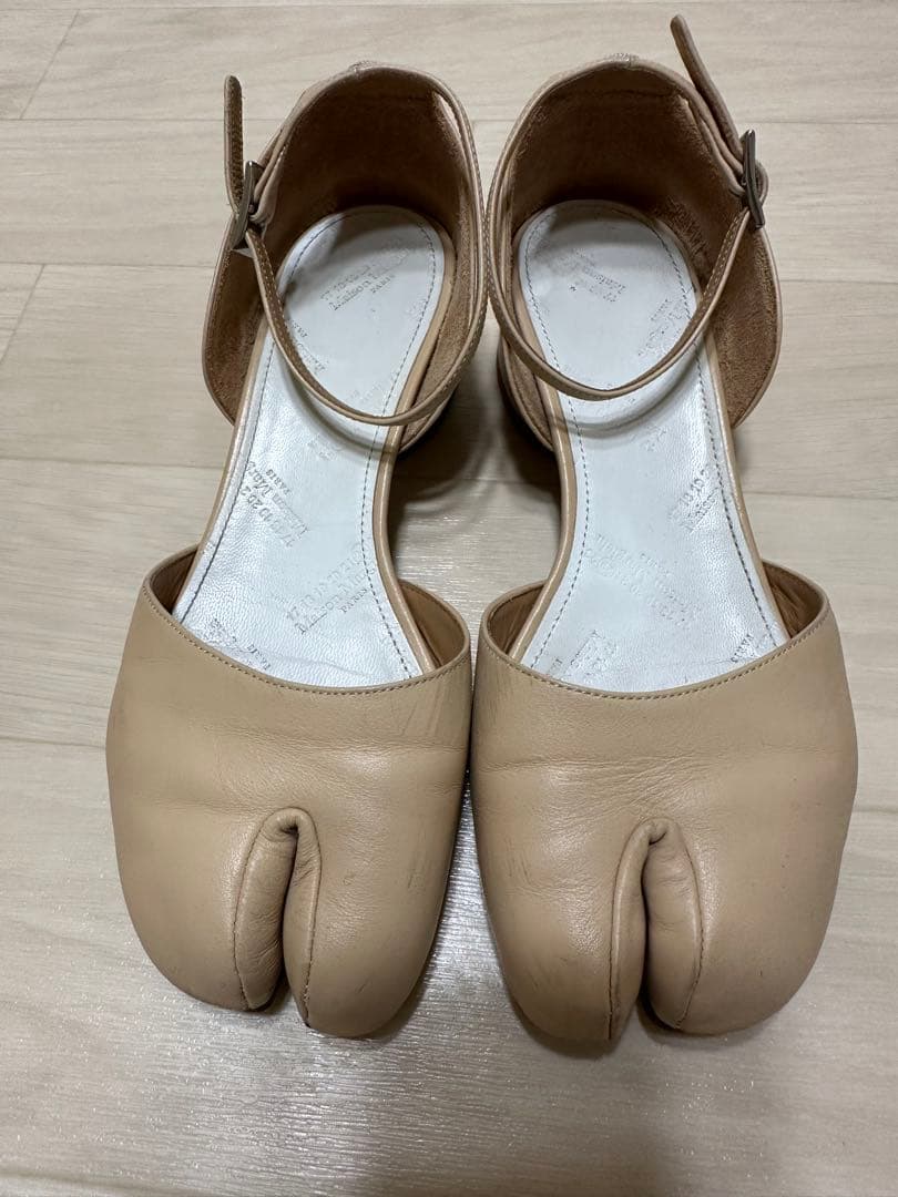 Maison Margiela アンクルストラップ　タビ　ベージュ　35サイズ
