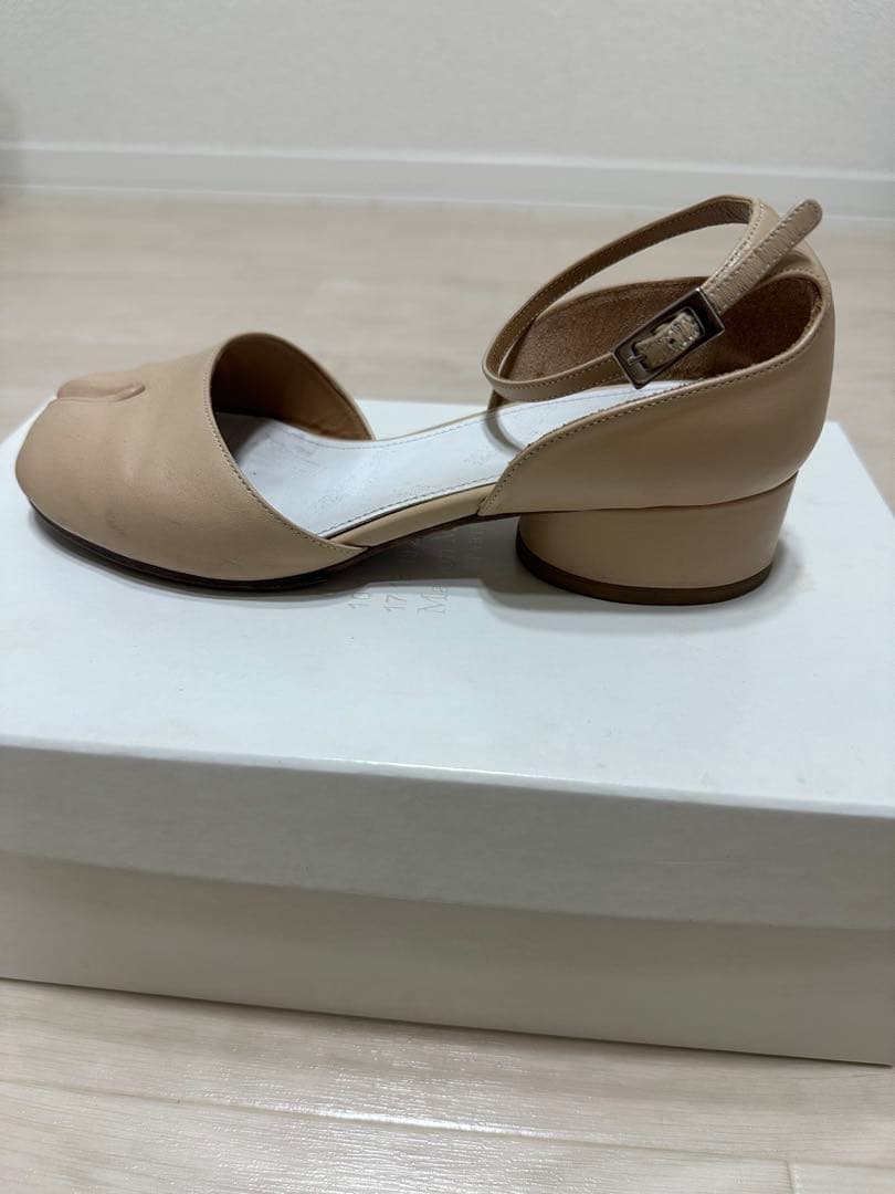 Maison Margiela アンクルストラップ　タビ　ベージュ　35サイズ