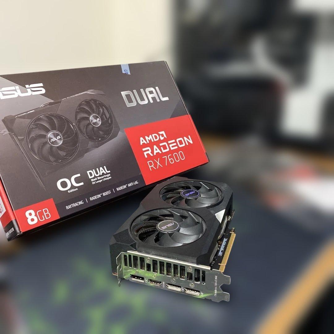 グラフィックボード・グラボ・ビデオカード ASUS AMD Radeon RX 7600 8GB