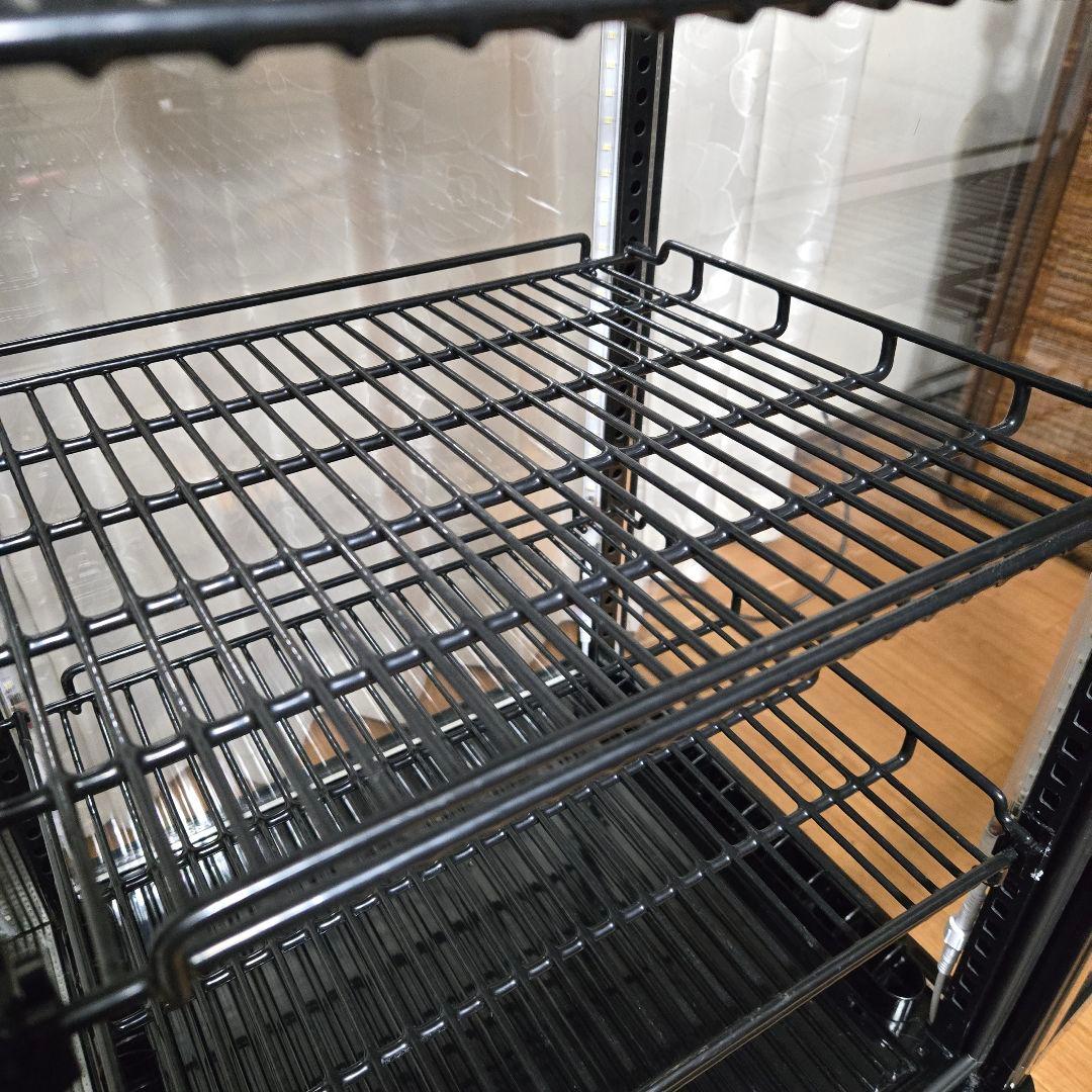 レマコム 105L 4面ガラス 冷蔵ショーケース R4G-105SLB