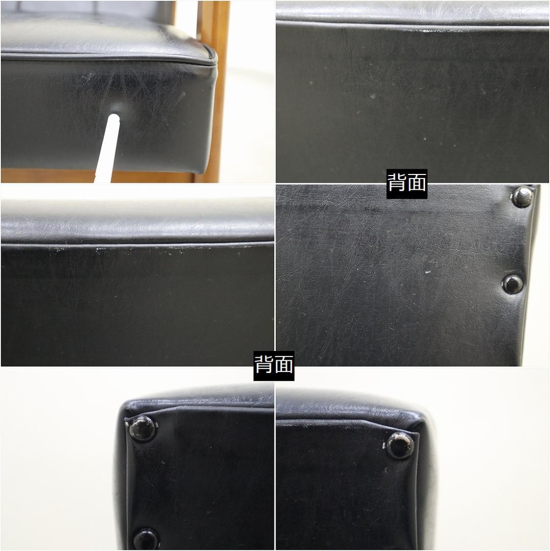 カリモク60 ロクマル Kチェア 1シーター スタンダード ブラック 1P