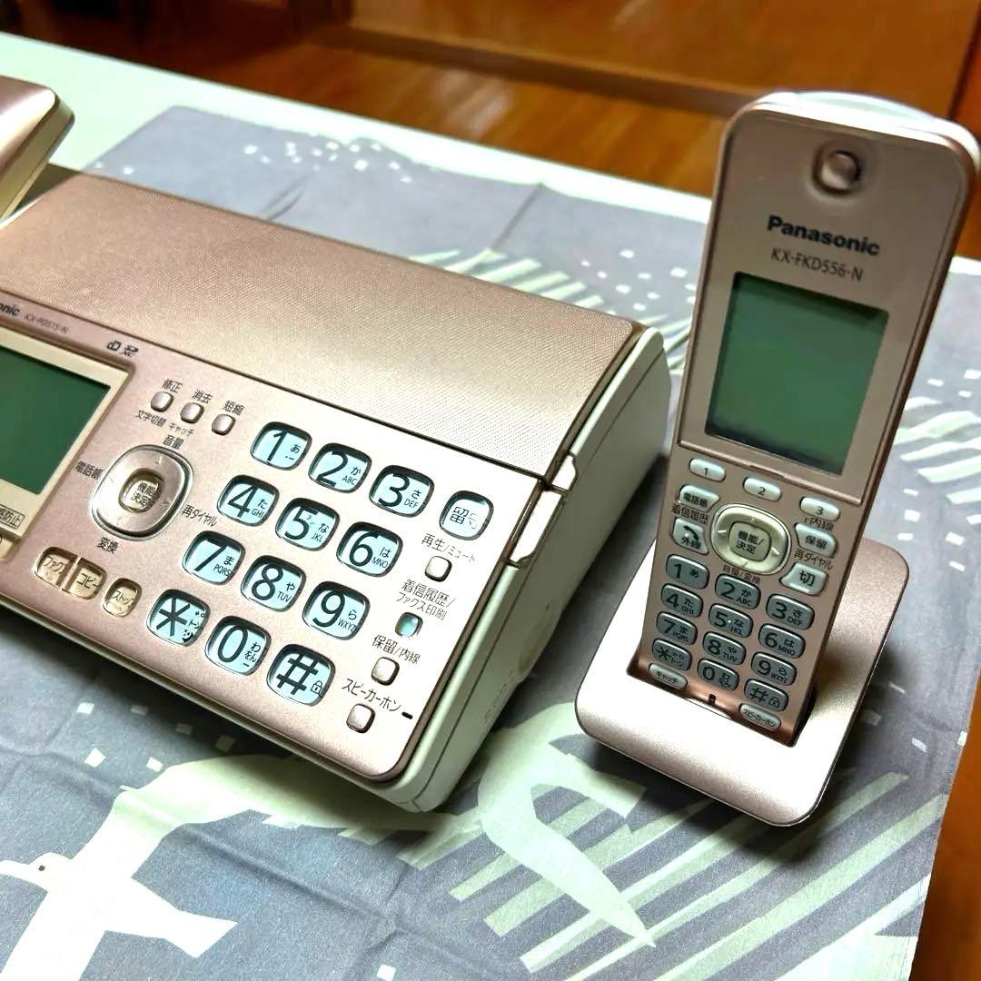 Panasonic KX-PD2 電話・FAX複合機 ローズゴールド