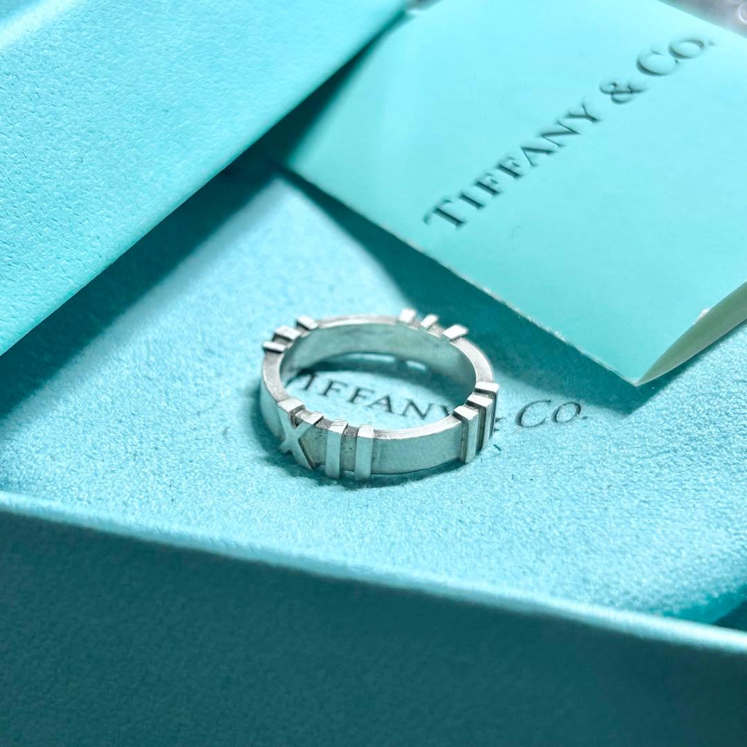 ティファニー　希少　アトラスリング　12号　廃盤　指輪　シルバー　Tiffany