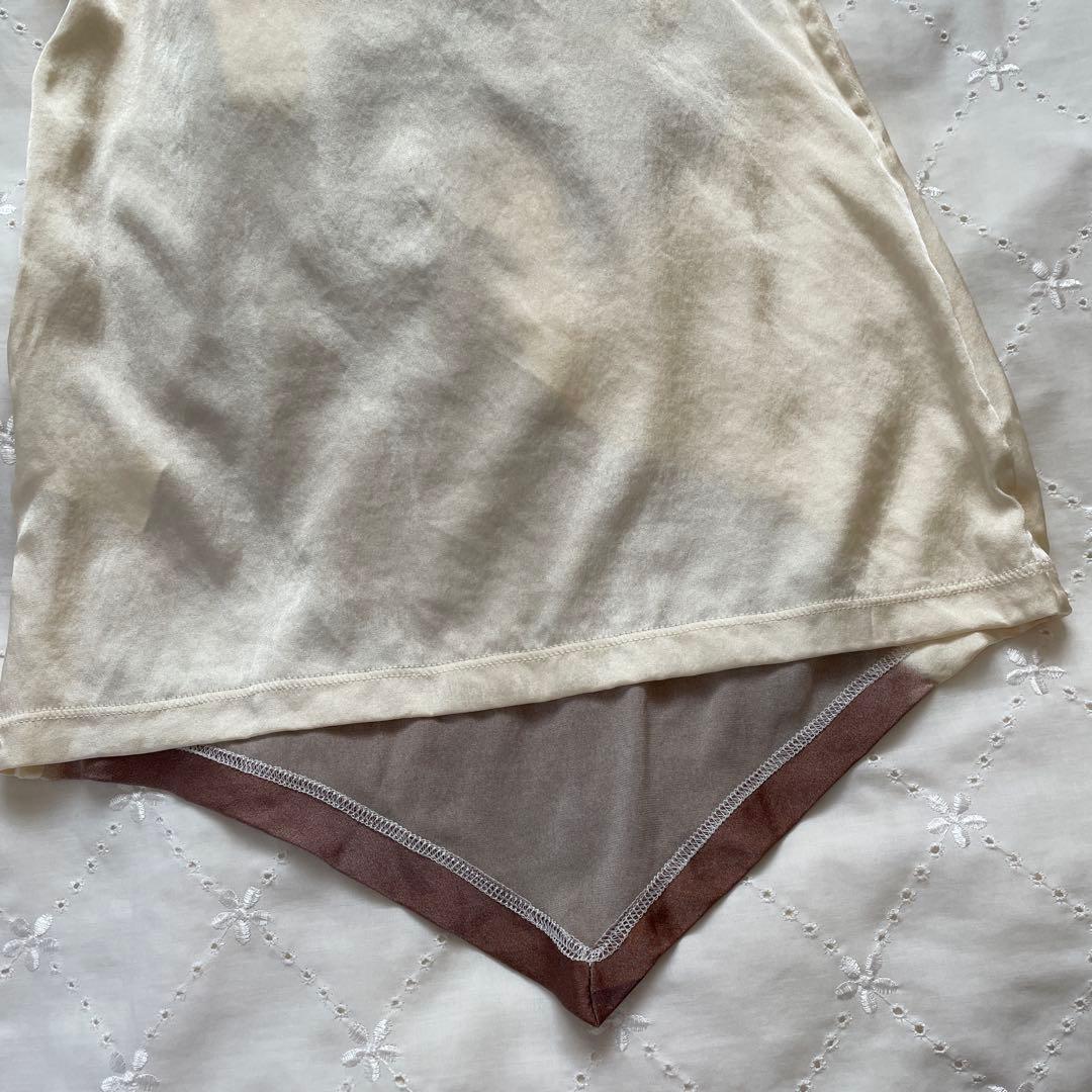 レア♡ シルクのプリントキャミソール