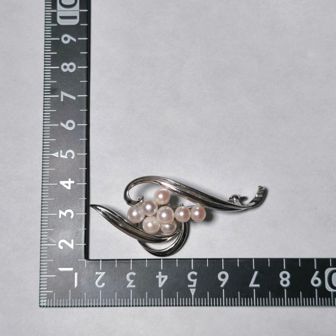 【美品 最高級!!】ミキモト ブローチ パール フォーマル 8珠 皇室御用達