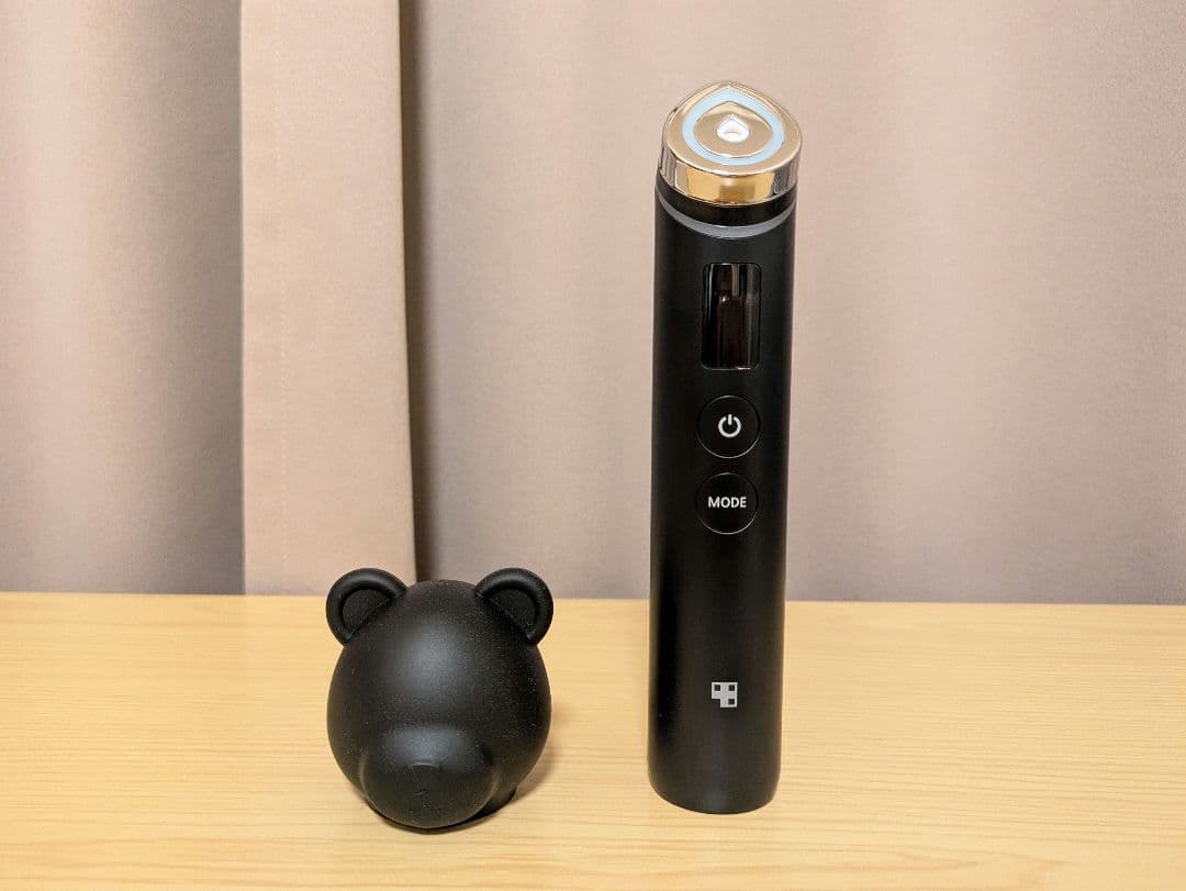 【クマキャップ付】メディキューブ美顔器AGE-R BOOSTER PROブラック