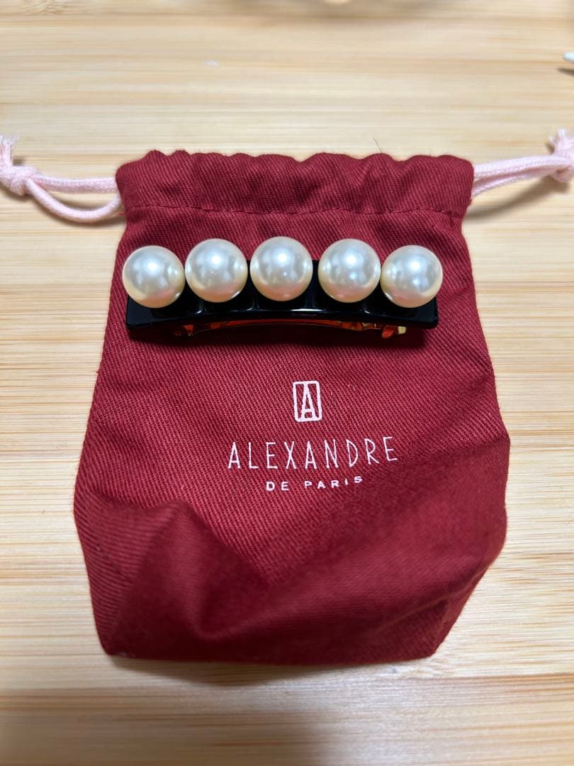 【最安値】ALEXANDRE DE PARIS バレッタ ブラック 6cm