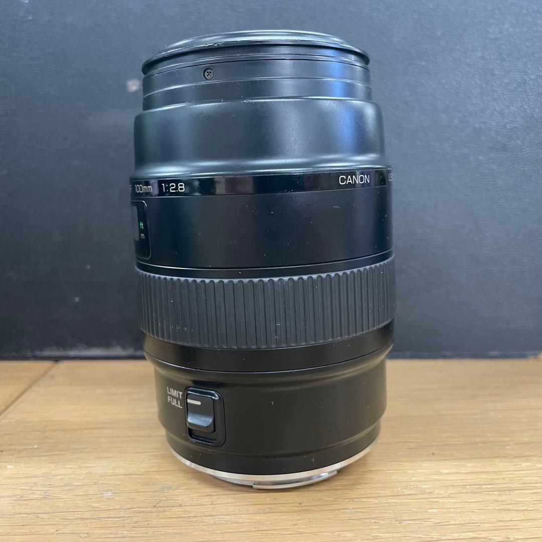 動作品 美品 Canon EF Macro 100mm F2.8 単焦点レンズ