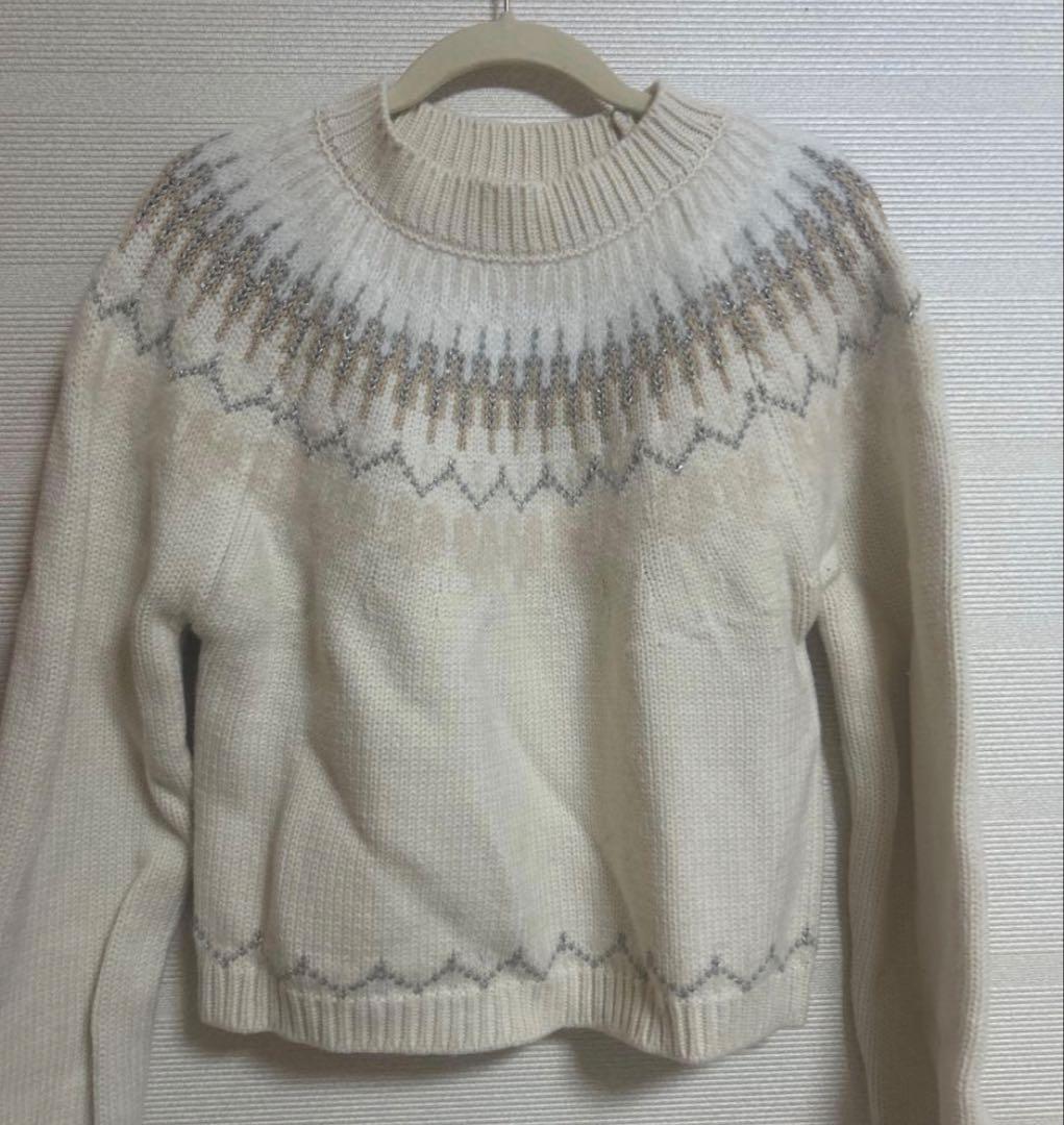 今週中には処分。Heart Fair Isle Knit Pullover