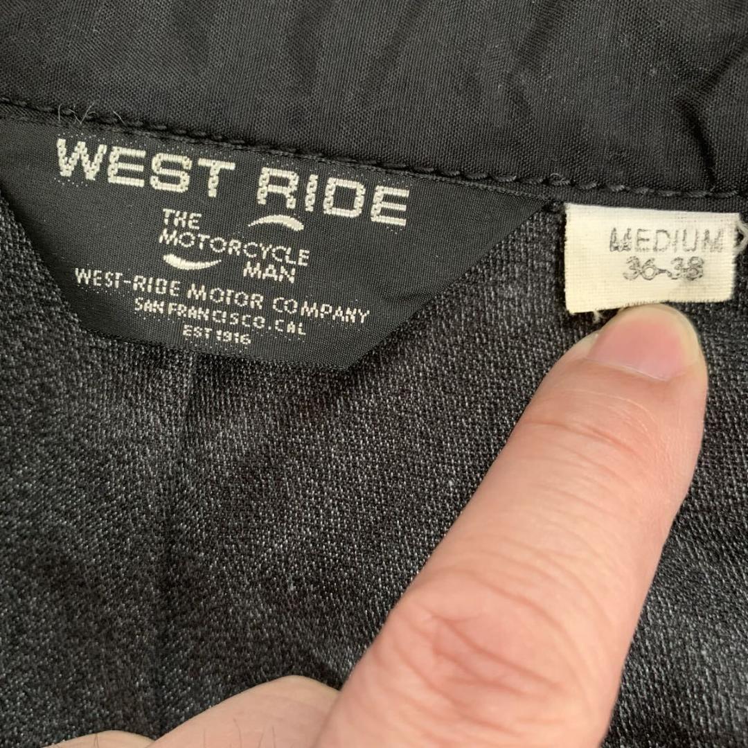 ウエストライド コーチジャケット ナイロン M ハーレー バイカー チョパー