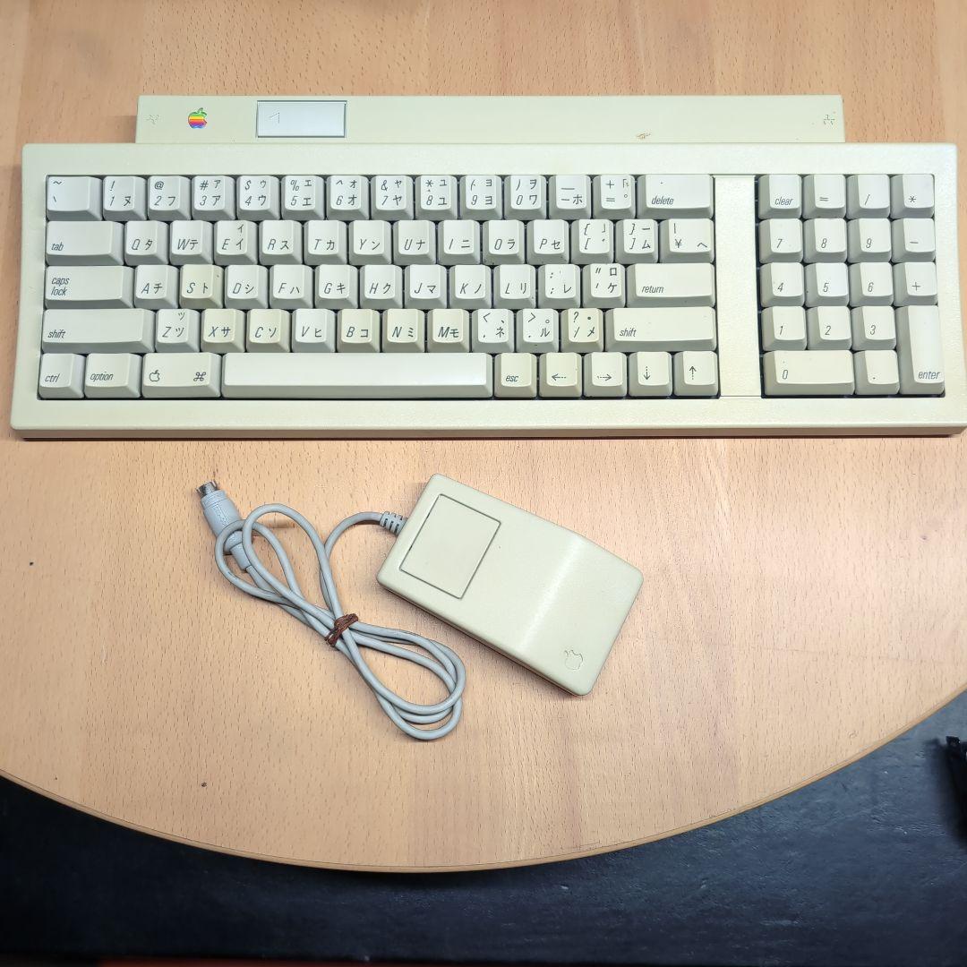 マッキントッシュ　キーボード＆角形マウス　当時物