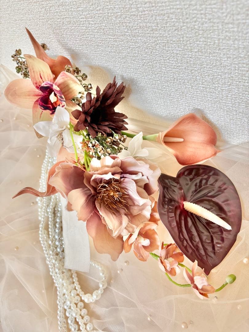 m i t o ◎　ブートニアセット　結婚式　韓国風ブーケ