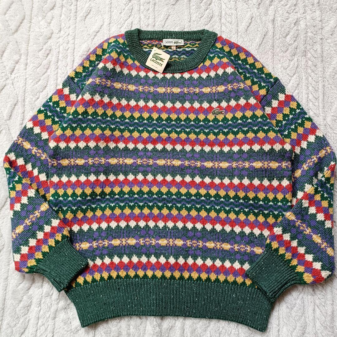 【未使用】80s CHEMISE LACOSTE ラコステ ニット セーター 4