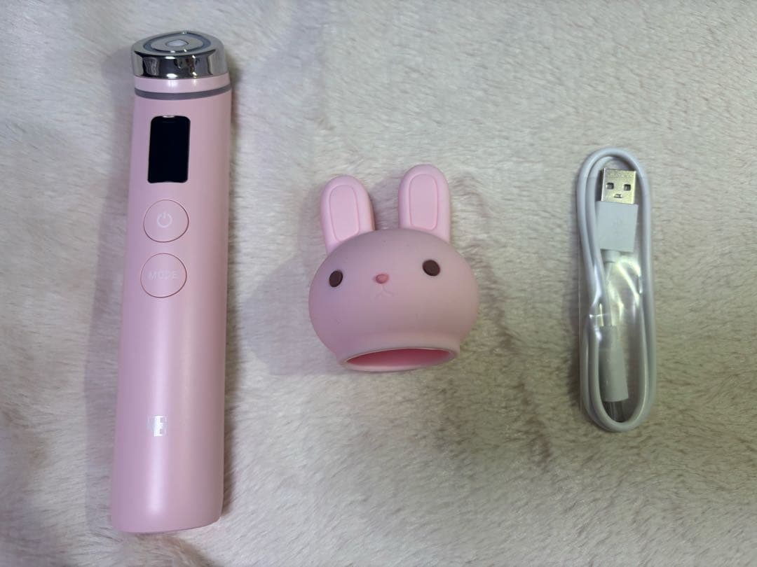 メディキューブ 美顔器 ブースタープロ ピンクうさぎヘッド