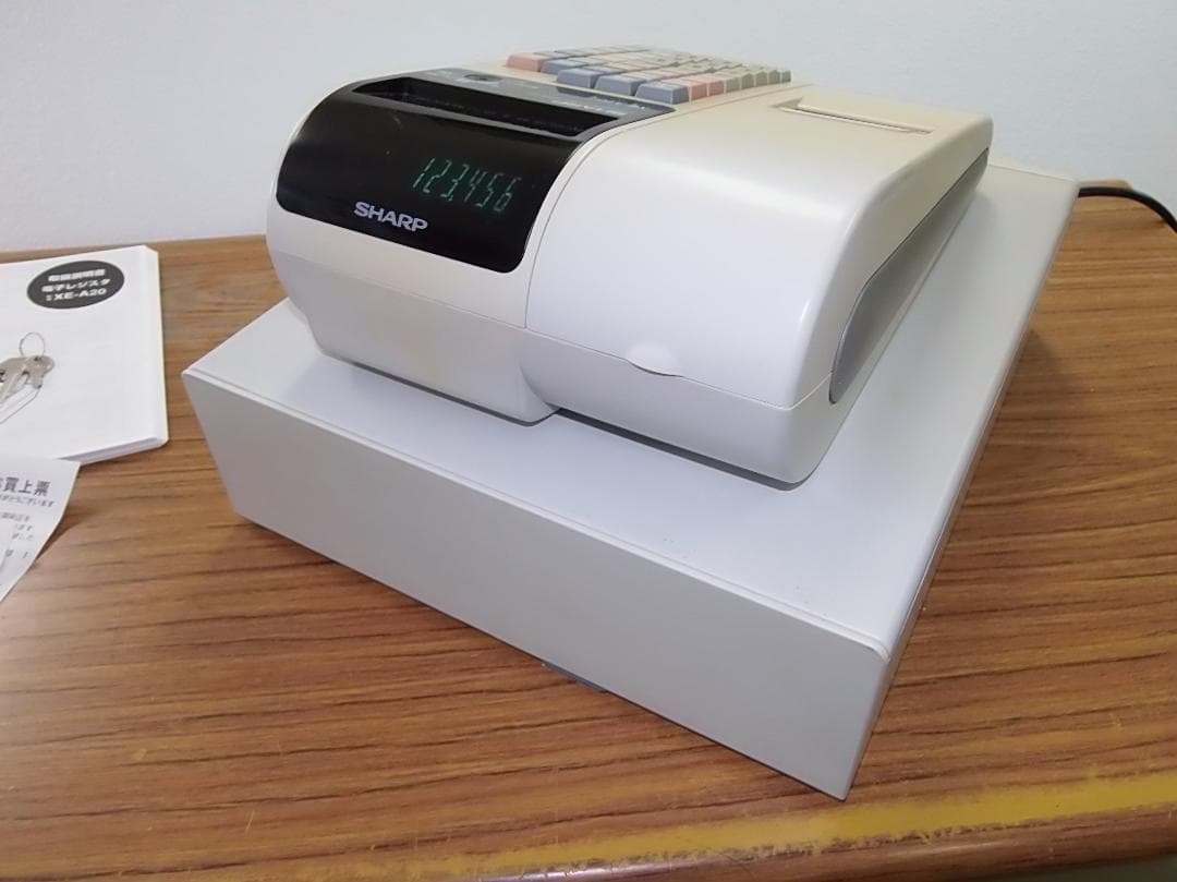 設定無料 SHARP XE-A20 レジスター A4サイズ 250811