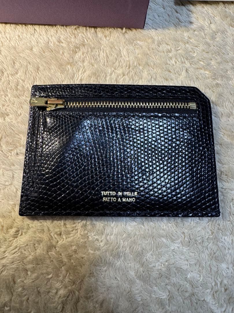 【ラルコバレーノ】スマートミニウォレット　リザード