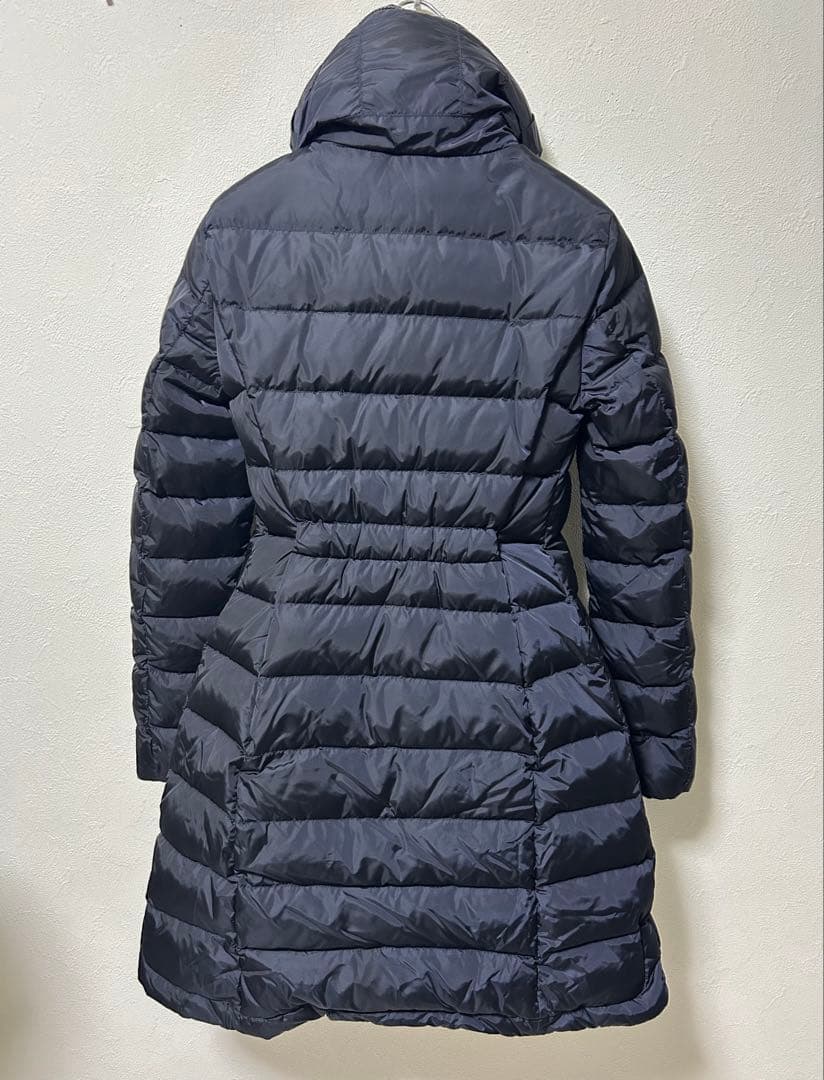 美品MONCLERモンクレールFLAMMETTEフラメッテ ダウンコートネイビー
